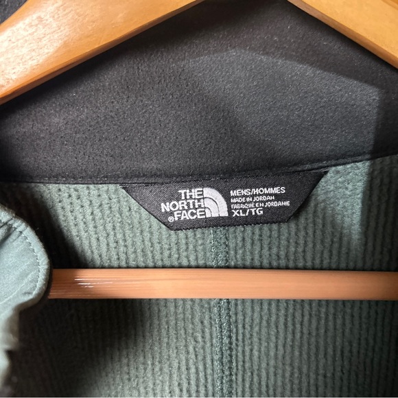 The north face Apex bionic soft shell, zip up jacket, blue green gray xl - Picture 6 of 6
